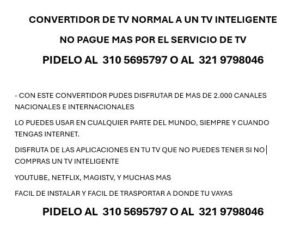 SU PEDIDO EN EL 310 5695797